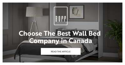 Choisissez la meilleure entreprise de lits escamotables au Canada - Lits escamotables BOFF !