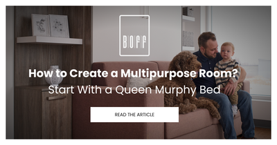 How to Create a Multipurpose Room? Start With a Queen Murphy Bed
