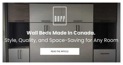 Wall Beds Made In Canada. Style, Quality, and Space-Saving for Any Room